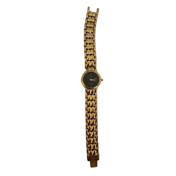 Womens Croton Vintage Gold Watch Plated Quartz - Picture 1 of 4